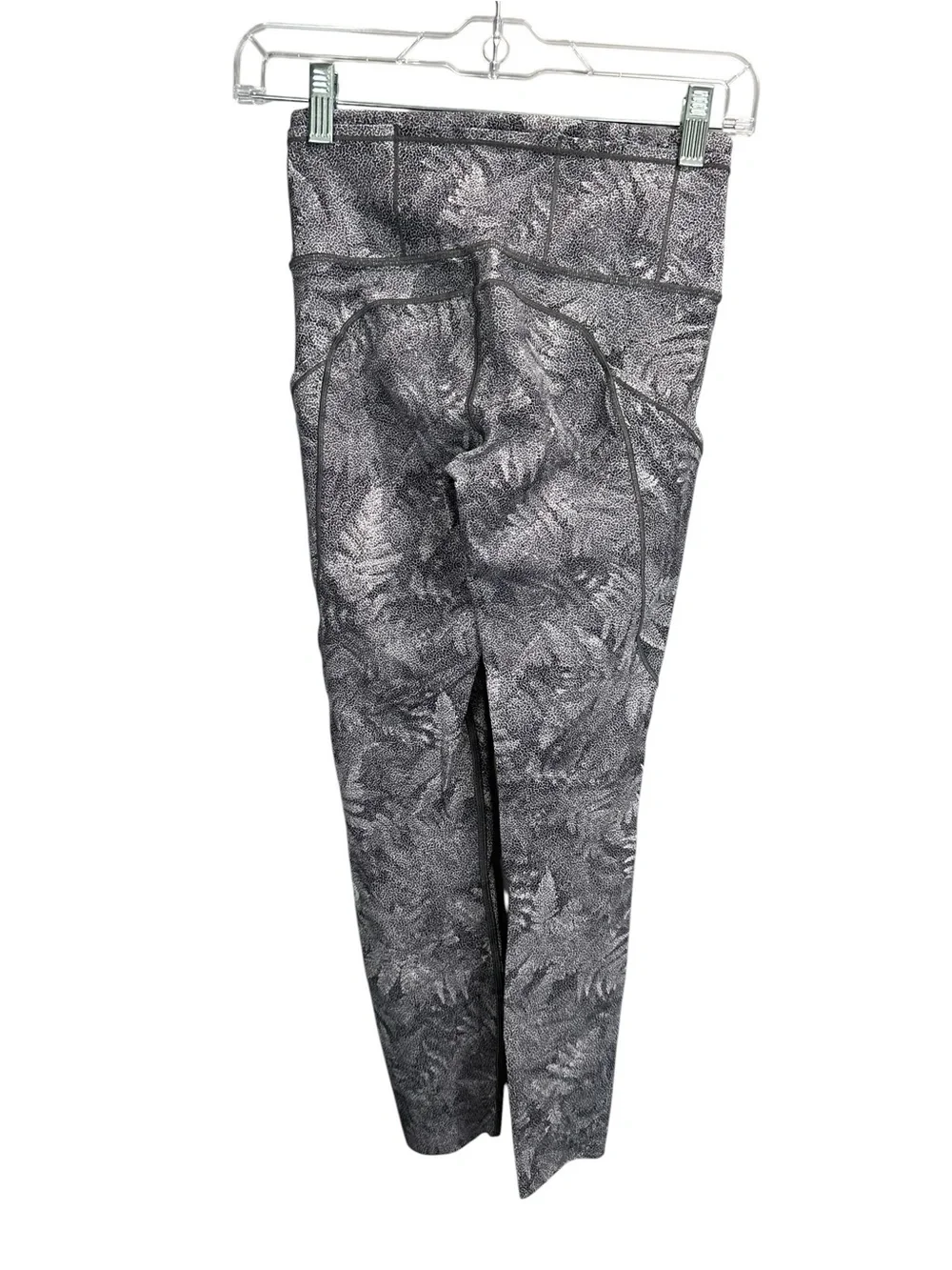 Lululemon Fast & Free 7/8 Tight Leggings Kindred Spirit Alpine White Multi